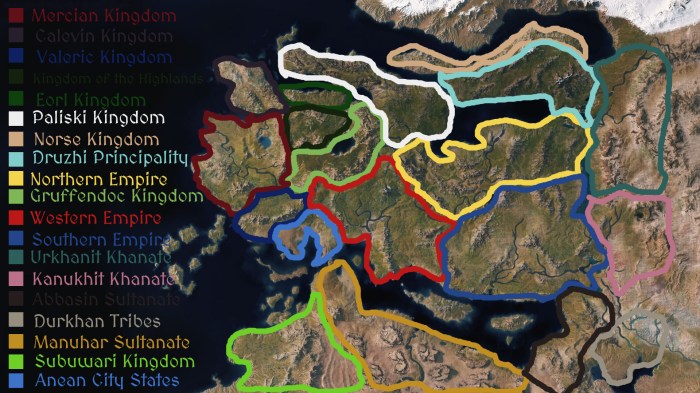 Mount and blade map