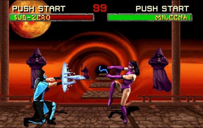 Mortal kombat ii game gif dos