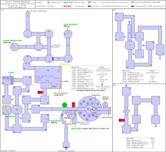 Curse of darkness maps