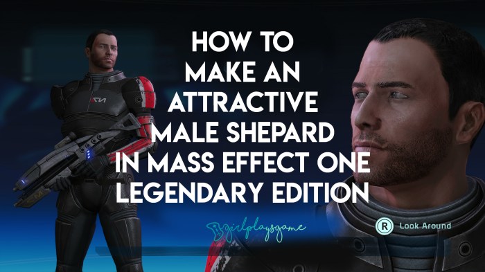 Shepard male mass effect main mods information