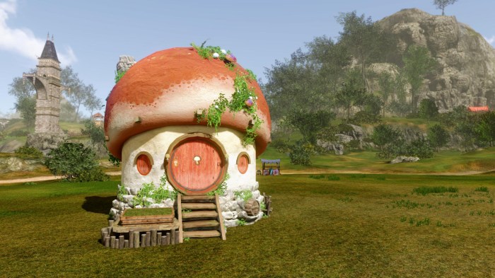 World 3 mushroom house