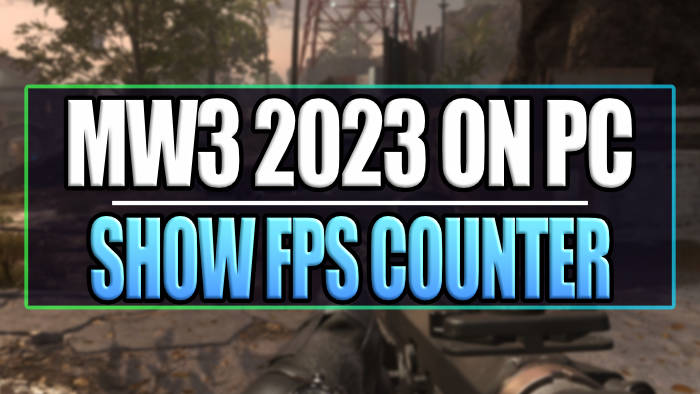 How to show fps in mw3
