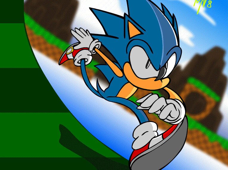 Sonic running