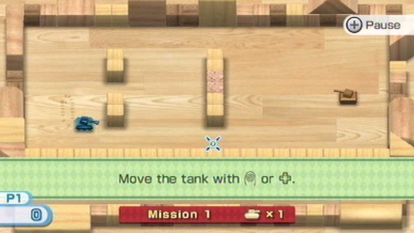 Wii play tanks game