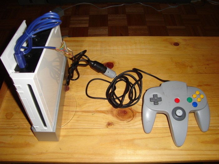 N64 controller on wii