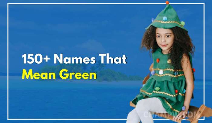 Names that mean green