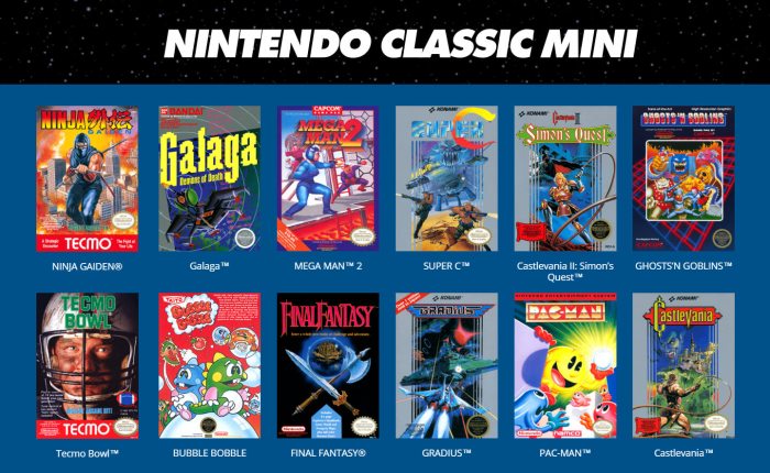 Games on nes classic mini