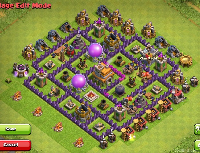 Base farming hall town war clash clans th defense bases th6 coc layouts amazing