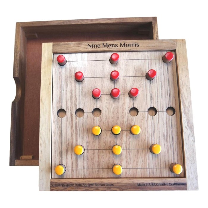 Morris nine men game rules board mens