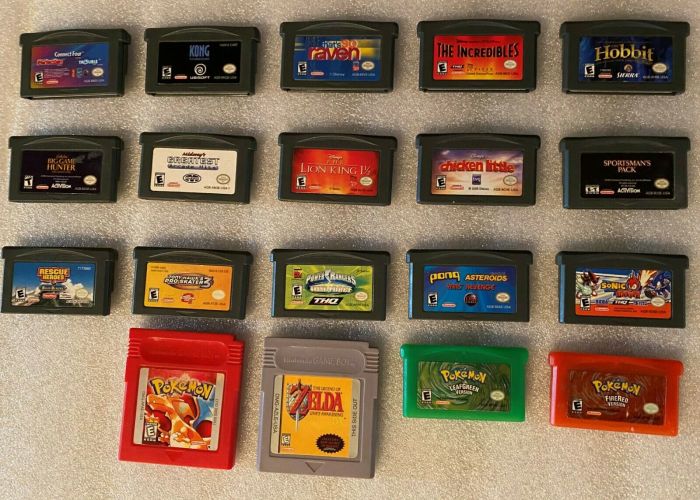 Gameboy games for ds