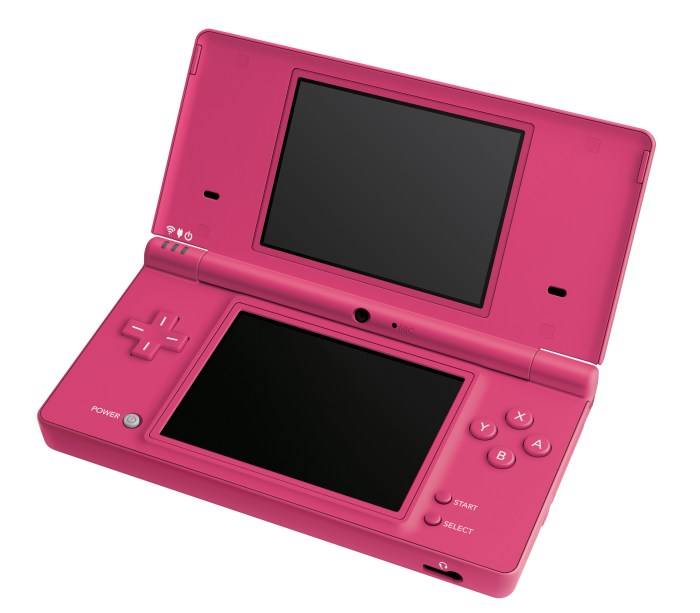 Nintendo ds xl in pink