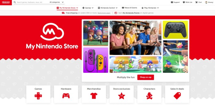Nintendo store add funds