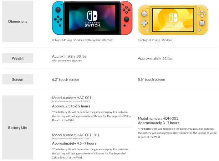 Switch lite battery life