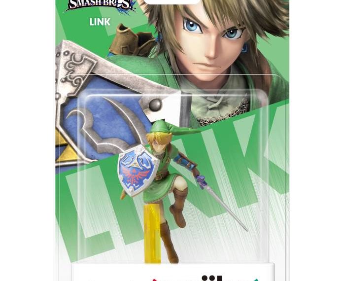 Super smash link amiibo