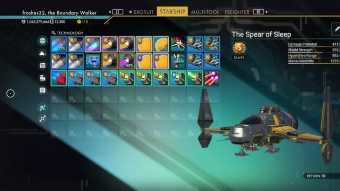 Best ship upgrades nms