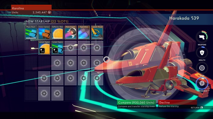 No man's sky inventory