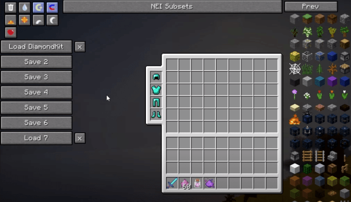 Mod items enough minecraft