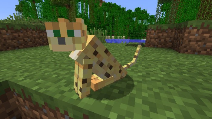 Minecraft ocelot tame cat