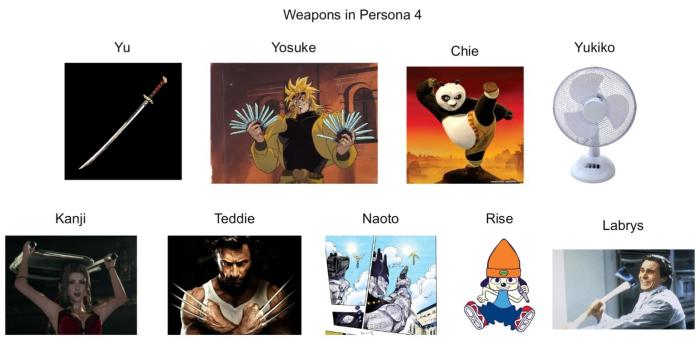 Persona 4 best weapons