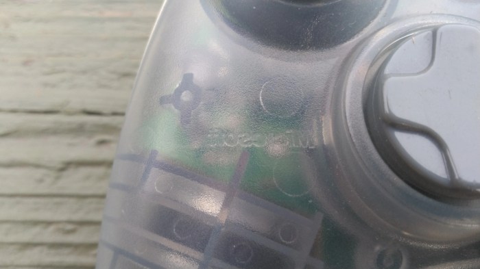 Clear xbox 360 controller