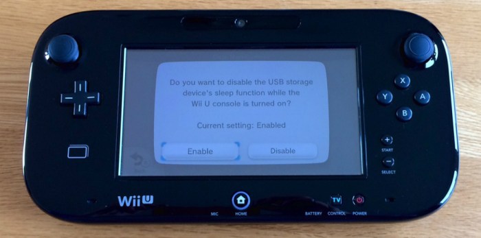 External hard drive wii u