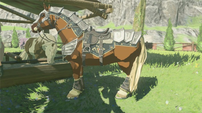 Botw change horse gear