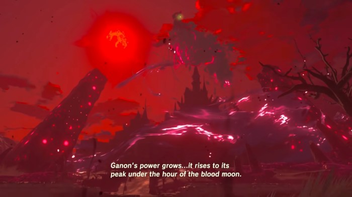 Botw blood moon trigger