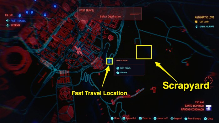 Cyberpunk plan b location