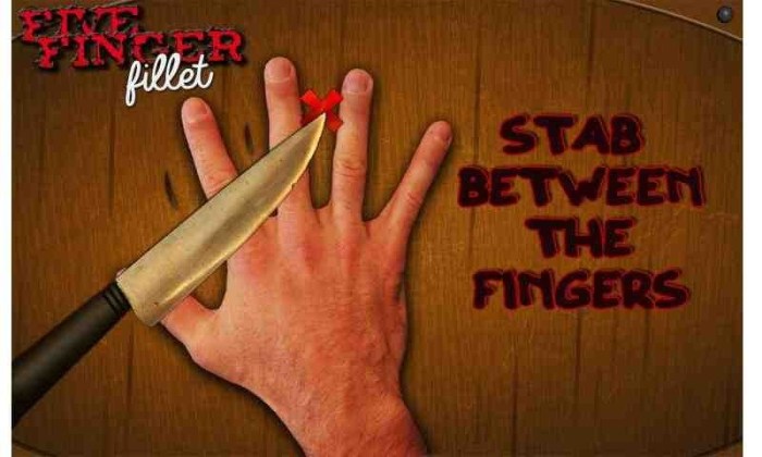 Finger and knife game