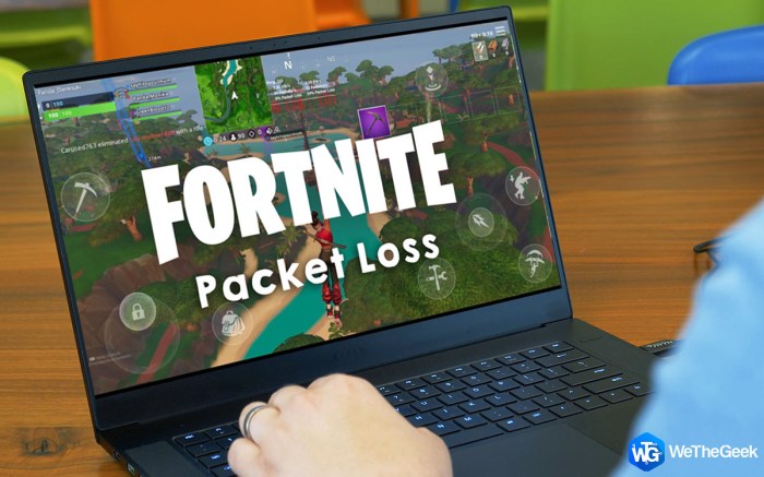 Packet loss on fortnite