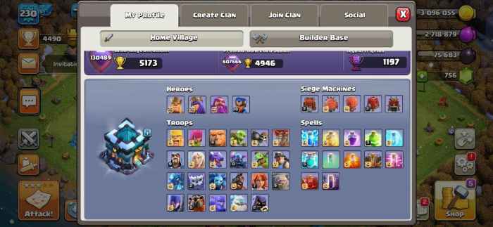 Max level coc troops