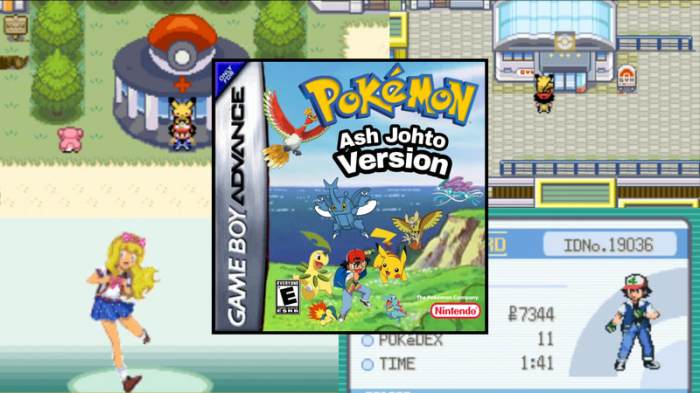 Ash gray pokemon rom hack screenshot game advance
