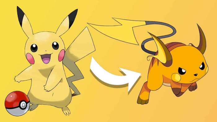 Evolve pikachu pokemon go