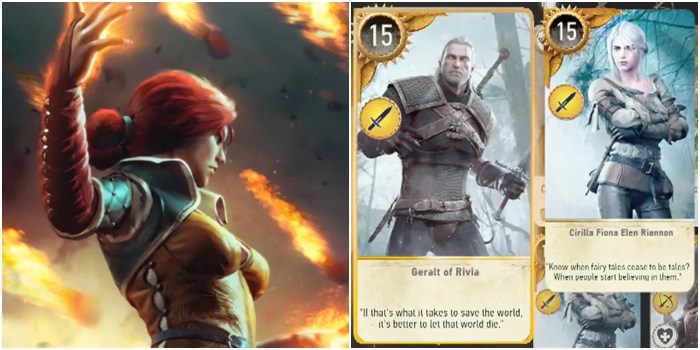 Gwent witcher cards hero locations