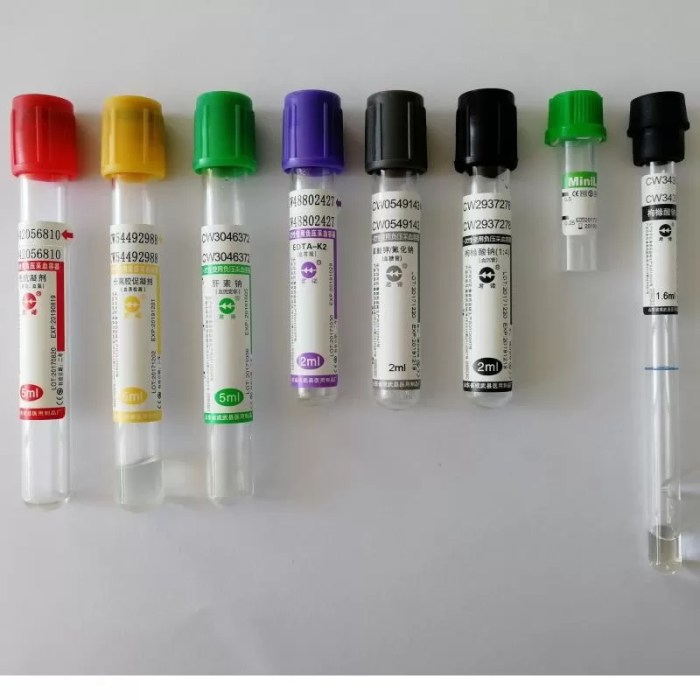 Vials collect commonly