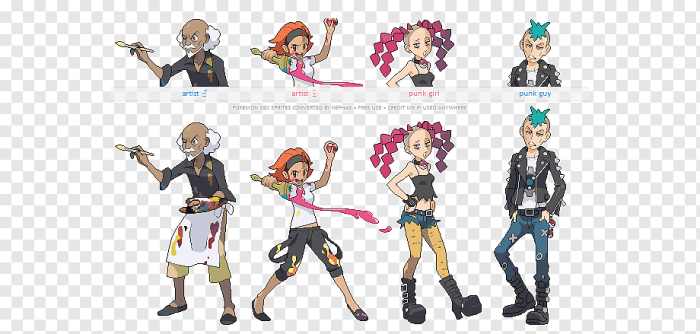 Pokemon trainers x and y