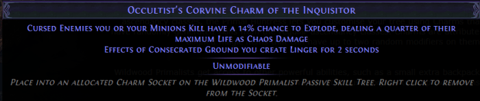 Poe charm mods list