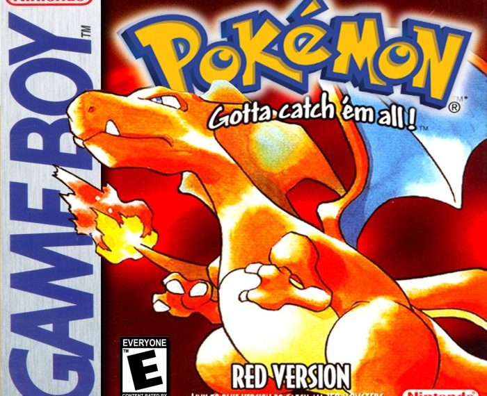 Pokemon red game box