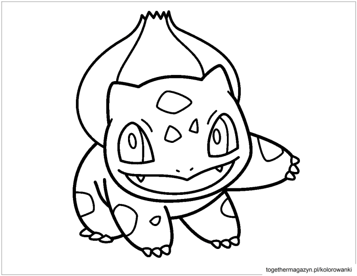 Bulbasaur clipart coloring pages pokemon library