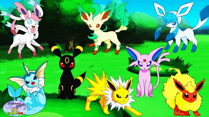 All new eevee evolutions