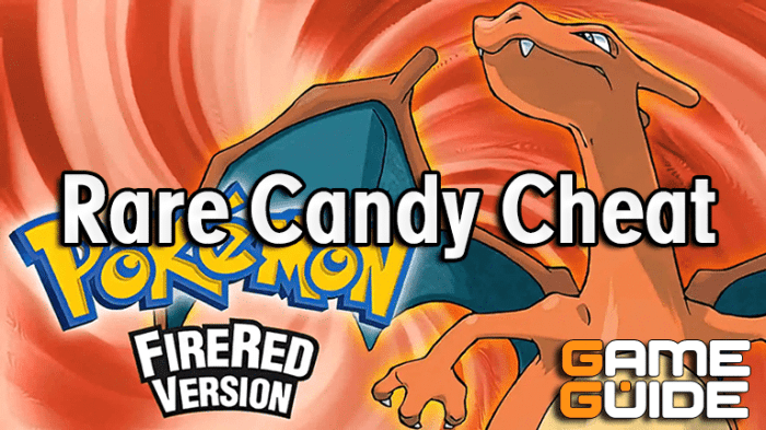 Rare candy cheat firered