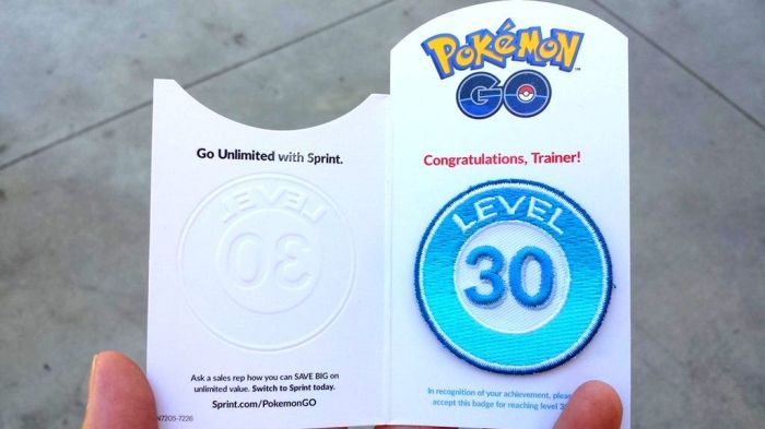 Pokemon go at level 30