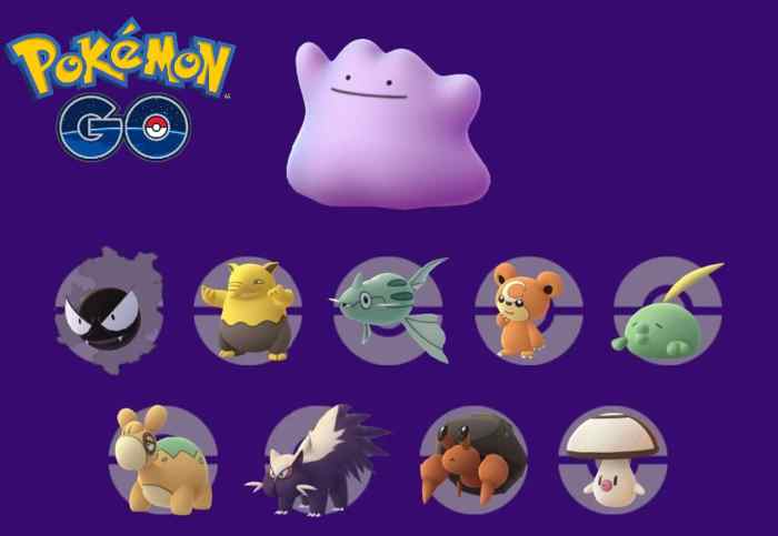 Ditto as other pokemon