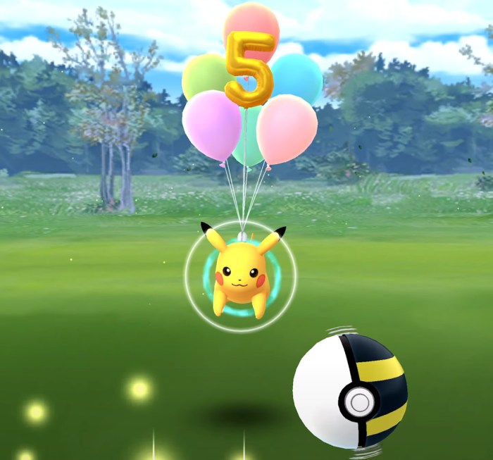 Pikachu event pokemon go