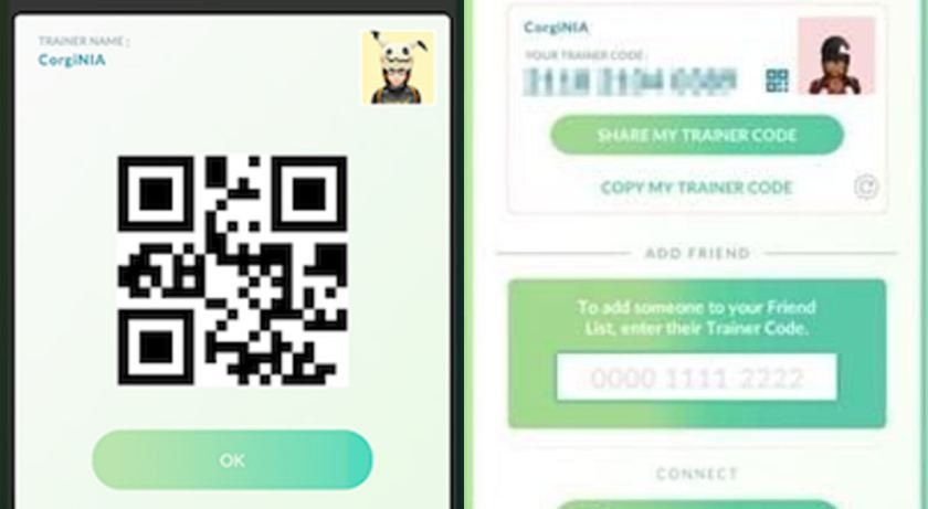 Pokemon go friend pokémon code add choose board