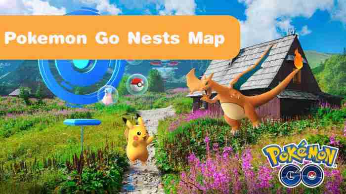 Nests map pokemon go