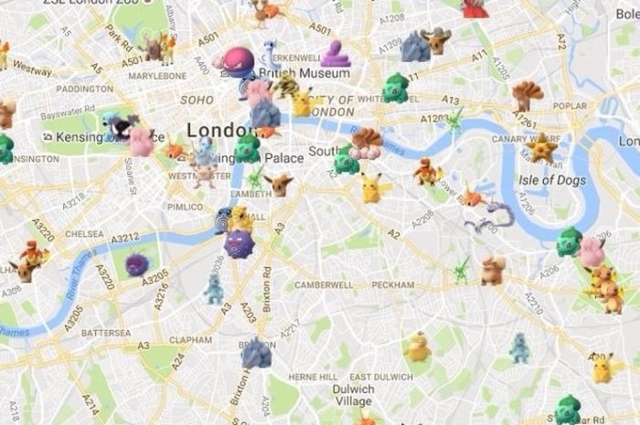 Pokemon map go nest communities