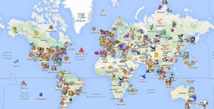 Pokemon go map locations hack