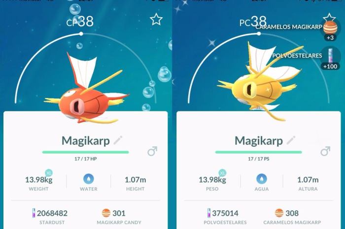 Magikarp easiest