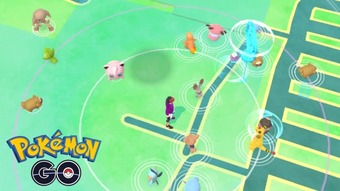 Pokemon go spawn radius